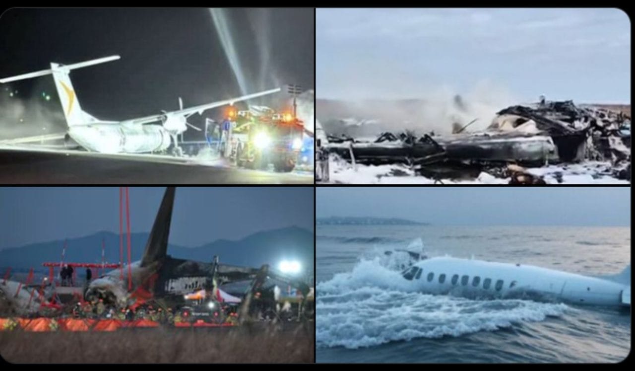 Cuatro accidentes de avión en menos de 24 horas: Videos desgarradores del momento