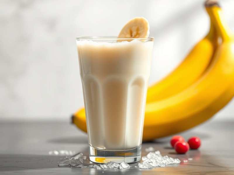 Descubre el Poder del Licuado de Banana con Leche: La Bebida Nutritiva que Revoluciona tu Dieta