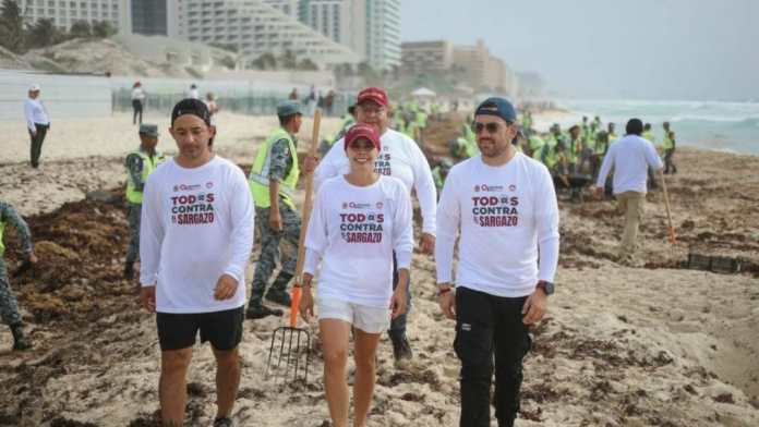 Cancun bundelt krachten bij historische strandopruiming