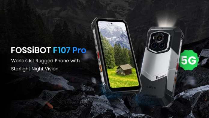 FOSSiBOT F107 Pro Launched: The World’s First Rugged Phone with Starlight Night Vision — See in the Dark Like It’s Day!