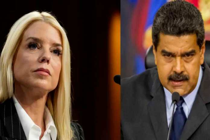 Pam Bondi demands the extradition of Nicolás Maduro and confiscates millions